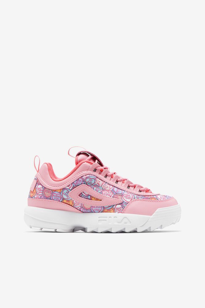 Fila Sneakers Womens Pink - Disruptor 2 Valentine's Day - Philippines 6259184-NV